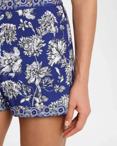 ALICE + OLIVIA Hera Forevermore High-Rise Back Zip Shorts | Thumbnail 5