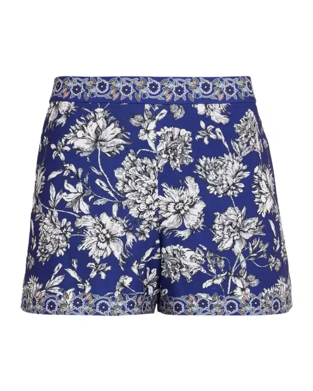 ALICE + OLIVIA Hera Forevermore High-Rise Back Zip Shorts
