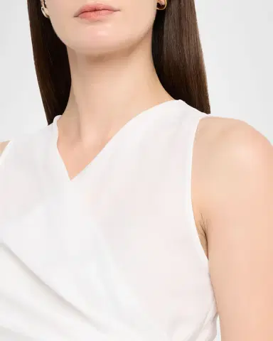 Emporio Armani Sleeveless Wrap-Front Top | Thumbnail 5 Emporio Armani Sleeveless Wrap-Front Top | Thumbnail 5