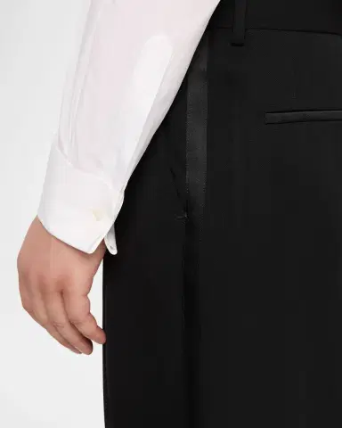Dolce & Gabbana Men's Wool Tailored Double-Pleated Formal Pants | Thumbnail 5