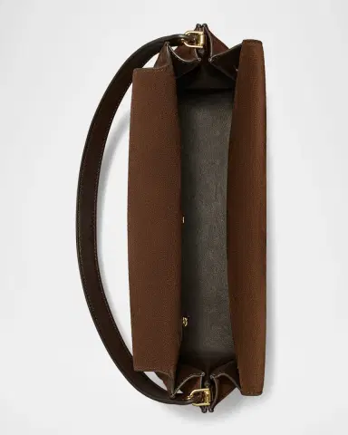 Tory Burch Large Suede Shoulder Bag | Thumbnail 2 Tory Burch Large Suede Shoulder Bag | Thumbnail 2