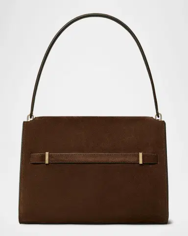 Tory Burch Large Suede Shoulder Bag | Thumbnail 3 Tory Burch Large Suede Shoulder Bag | Thumbnail 3