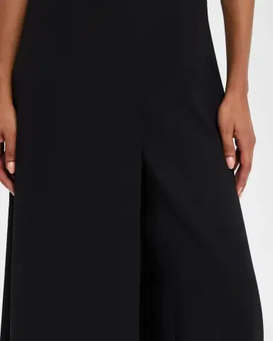 Halston Jacqueline Layered Strapless Crepe Jumpsuit | Thumbnail 5