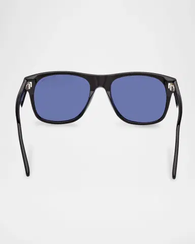 Tom Ford Men's Marlon-02 Acetate Square Sunglasses | Thumbnail 4