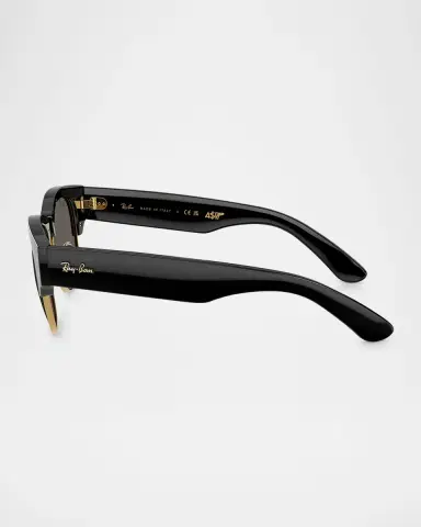 Ray-Ban Men's RB0316S Mega Clubmaster A$AP ROCKY Blacked Out Collection Square Sunglasses | Thumbnail 2