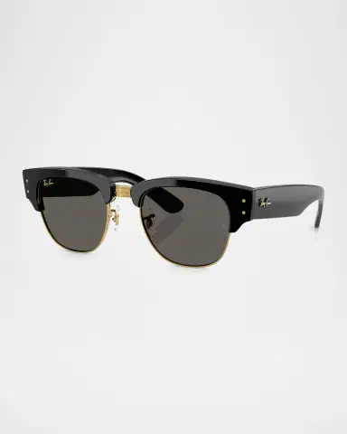 Ray-Ban Men's RB0316S Mega Clubmaster A$AP ROCKY Blacked Out Collection Square Sunglasses | Thumbnail 3