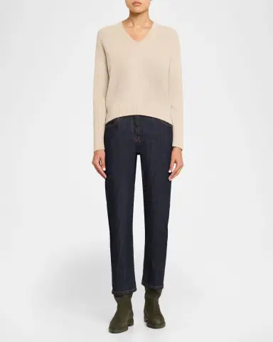 Loro Piana Kilda Suede Knee-High Riding Boots | Thumbnail 3