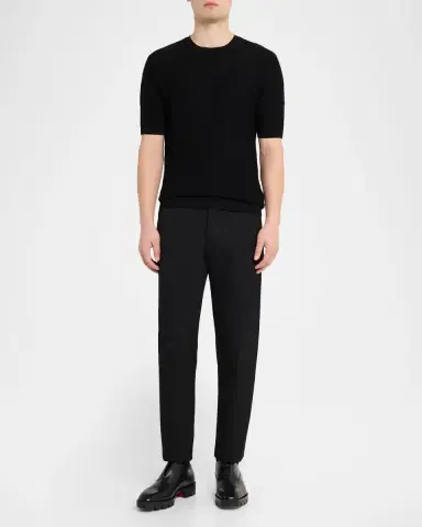 Christian Louboutin Men's Alpha Lion Flat Cap-Toe Lug-Sole Loafers | Thumbnail 3