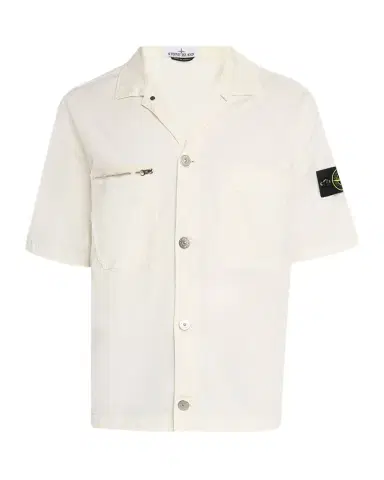 Stone Island Men's Cotton Twill Stretch Overshirt | Thumbnail 1