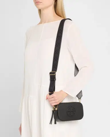 Tory Burch Miller Mini Zip Leather Crossbody Bag | Thumbnail 2