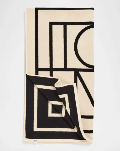 Toteme Monogram Jacquard Beach Towel | Thumbnail 2 Toteme Monogram Jacquard Beach Towel | Thumbnail 2