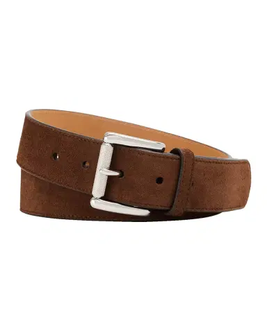 Ralph Lauren Purple Label Suede Roller-Buckle Belt | Thumbnail 3 Ralph Lauren Purple Label Suede Roller-Buckle Belt | Thumbnail 3