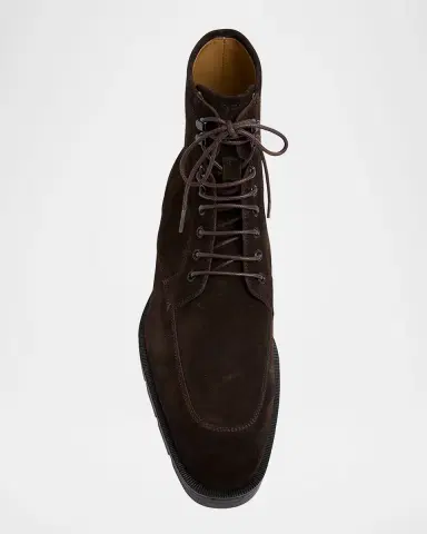 Christian Louboutin Men's Caracolo Lion Calf Leather Boots | Thumbnail 4