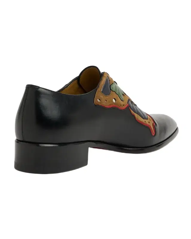 Men 's Farfaman Butterfly Leather & Veau Velours Oxford Shoes