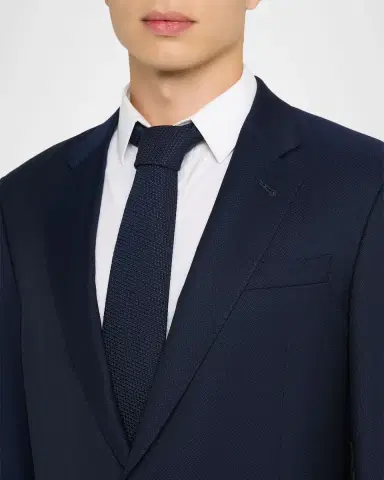 Giorgio Armani Men's Wool and Viscose Textured Two-Piece Suit | Thumbnail 6