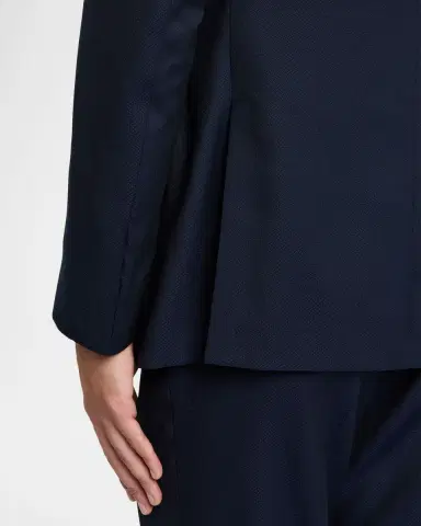 Giorgio Armani Men's Wool and Viscose Textured Two-Piece Suit | Thumbnail 9