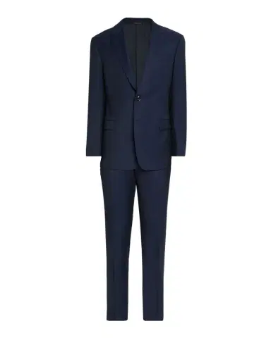 Giorgio Armani Men's Wool and Viscose Textured Two-Piece Suit | Thumbnail 1