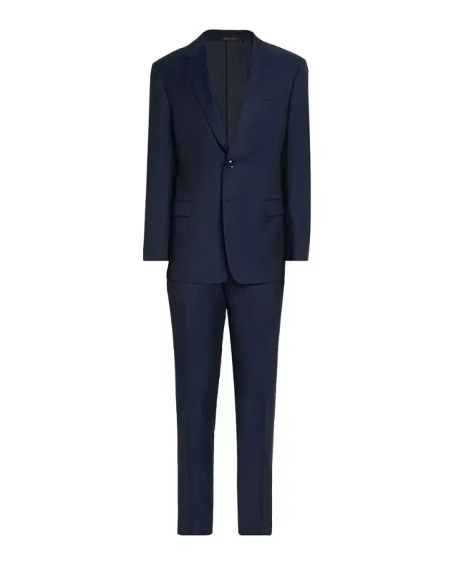 Men 's Wool and Viscose Textured Two-Piece Suit