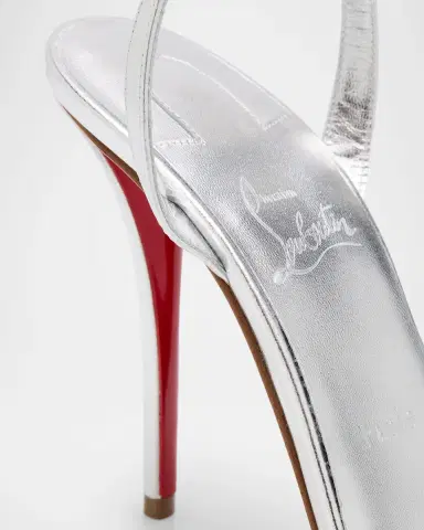Christian Louboutin 100mm Miss Z Metallic Leather Sandals | Thumbnail 5 Christian Louboutin 100mm Miss Z Metallic Leather Sandals | Thumbnail 5