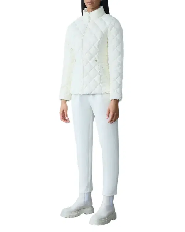 Vik Diamond-Quilted Short Down Jacket