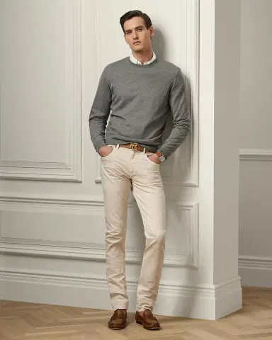 Ralph Lauren Purple Label Cashmere Crewneck Sweater | Thumbnail 7