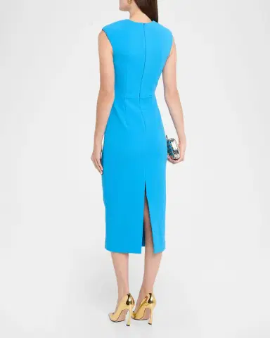 Rebecca Vallance Skyla Sleeveless Bodycon Midi Dress | Thumbnail 3 Rebecca Vallance Skyla Sleeveless Bodycon Midi Dress | Thumbnail 3