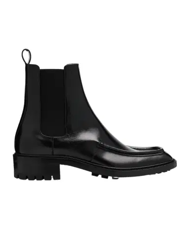 Saint Laurent Men's Joe Smooth Leather Lug-Sole Chelsea Boots | Thumbnail 1 Saint Laurent Men's Joe Smooth Leather Lug-Sole Chelsea Boots | Thumbnail 1