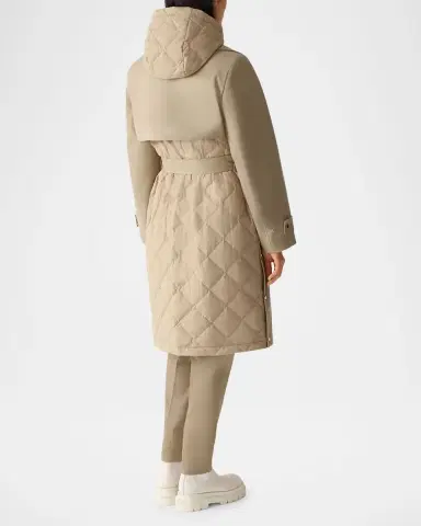 Mackage Siobhan Trench Coat with Removable Down Bib | Thumbnail 3 Mackage Siobhan Trench Coat with Removable Down Bib | Thumbnail 3