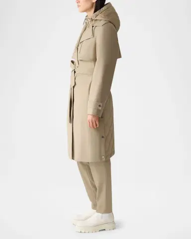 Mackage Siobhan Trench Coat with Removable Down Bib | Thumbnail 4 Mackage Siobhan Trench Coat with Removable Down Bib | Thumbnail 4