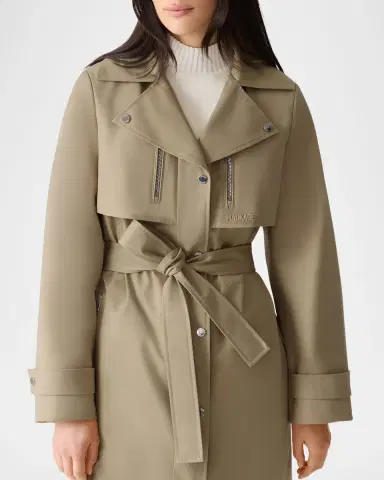 Mackage Siobhan Trench Coat with Removable Down Bib | Thumbnail 6 Mackage Siobhan Trench Coat with Removable Down Bib | Thumbnail 6