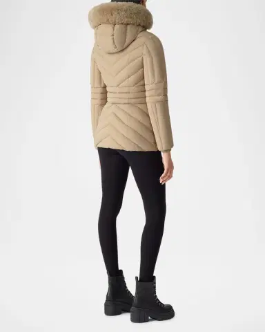 Mackage Nadia-SH Quilted Down Jacket with Detachable Hood | Thumbnail 2 Mackage Nadia-SH Quilted Down Jacket with Detachable Hood | Thumbnail 2