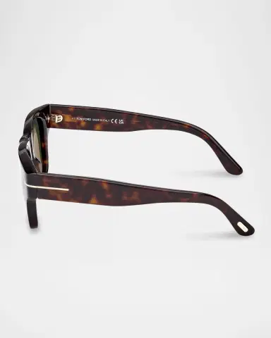 Tom Ford Men's Caine-02 Acetate Square Sunglasses | Thumbnail 4