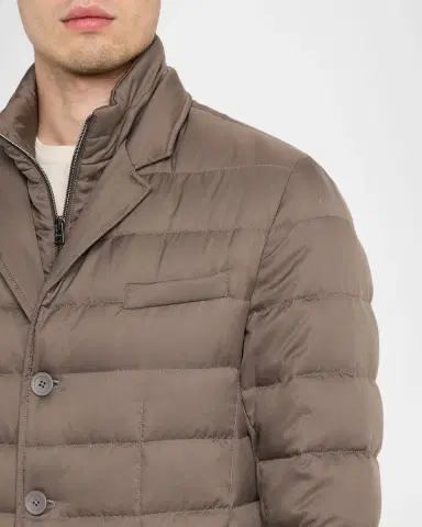HERNO Men's Quilted Blazer w/ Bib | Thumbnail 5