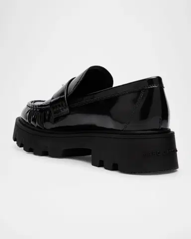 Marc Jacobs The Frankie Spazzalato Leather Loafers | Thumbnail 4 Marc Jacobs The Frankie Spazzalato Leather Loafers | Thumbnail 4