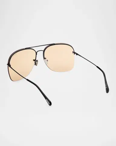 Tom Ford Men's Mackenzie-02 Metal Photochromic Aviator Sunglasses | Thumbnail 2 Tom Ford Men's Mackenzie-02 Metal Photochromic Aviator Sunglasses | Thumbnail 2