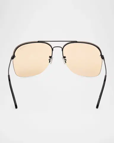 Tom Ford Men's Mackenzie-02 Metal Photochromic Aviator Sunglasses | Thumbnail 5 Tom Ford Men's Mackenzie-02 Metal Photochromic Aviator Sunglasses | Thumbnail 5