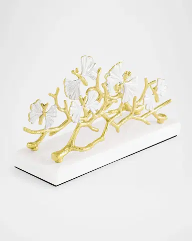 Michael Aram Butterfly Gingko Gold Vertical Napkin Holder | Thumbnail 2 Michael Aram Butterfly Gingko Gold Vertical Napkin Holder | Thumbnail 2
