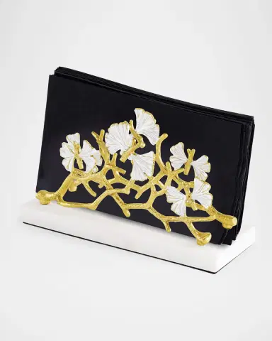 Michael Aram Butterfly Gingko Gold Vertical Napkin Holder | Thumbnail 3 Michael Aram Butterfly Gingko Gold Vertical Napkin Holder | Thumbnail 3