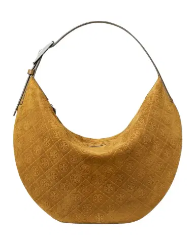 Tory Burch T Monogram Suede Balloon Bag | Thumbnail 1