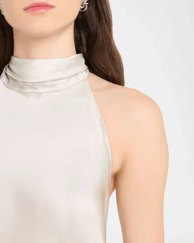 Ralph Lauren Collection Chilton Stretch Silk Charmeuse Top | Thumbnail 6 Ralph Lauren Collection Chilton Stretch Silk Charmeuse Top | Thumbnail 6
