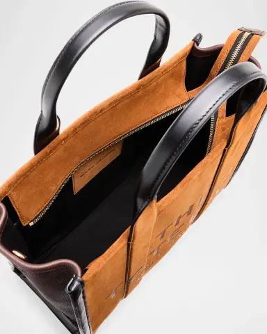 Marc Jacobs The Medium Suede & Leather Tote Bag | Thumbnail 3