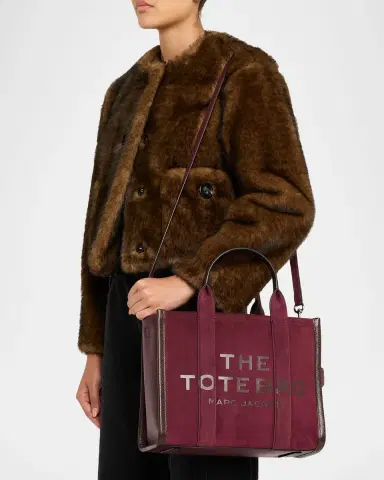 Marc Jacobs The Medium Suede & Leather Tote Bag | Thumbnail 6