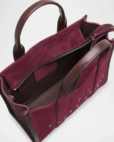 Marc Jacobs The Medium Suede & Leather Tote Bag | Thumbnail 8