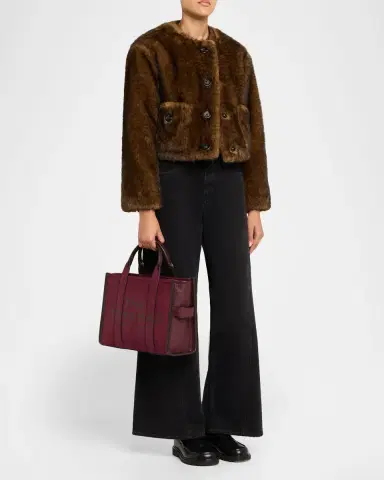 Marc Jacobs The Medium Suede & Leather Tote Bag | Thumbnail 9