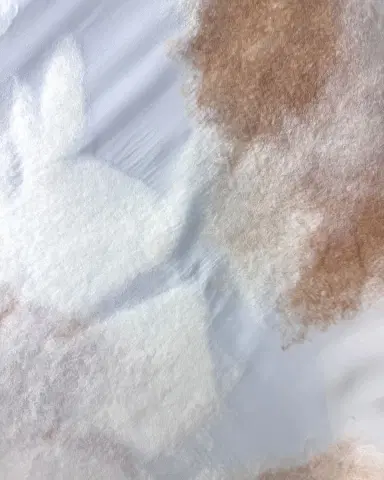 Sand River Tibetan Cashmere and Silk Felted Blanket | Thumbnail 3