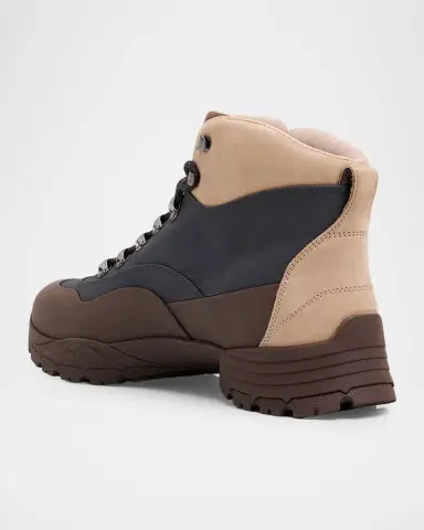 Brunello Cucinelli Men 's Polyester & Leather Outdoor Ankle Boots | Thumbnail 2