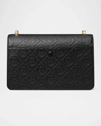 Tory Burch T-Monogram Pebble Leather Shoulder Bag | Thumbnail 3 Tory Burch T-Monogram Pebble Leather Shoulder Bag | Thumbnail 3