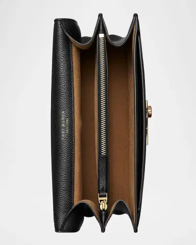 Tory Burch T-Monogram Pebble Leather Shoulder Bag | Thumbnail 4 Tory Burch T-Monogram Pebble Leather Shoulder Bag | Thumbnail 4