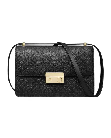 Tory Burch T-Monogram Pebble Leather Shoulder Bag | Thumbnail 1 Tory Burch T-Monogram Pebble Leather Shoulder Bag | Thumbnail 1