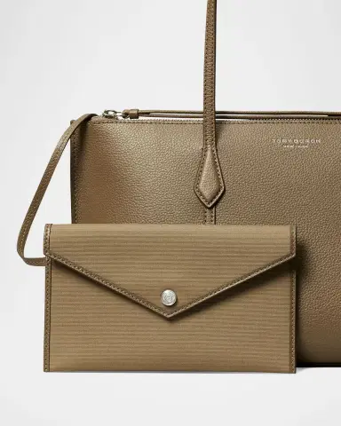 Tory Burch Perry Small Leather Zip Tote Bag | Thumbnail 3 Tory Burch Perry Small Leather Zip Tote Bag | Thumbnail 3